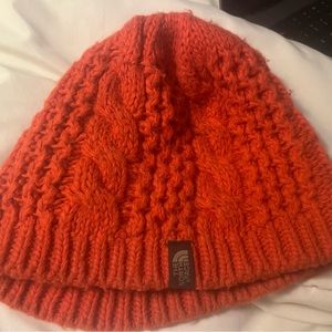 The North Face woven hat - salmon color - one size